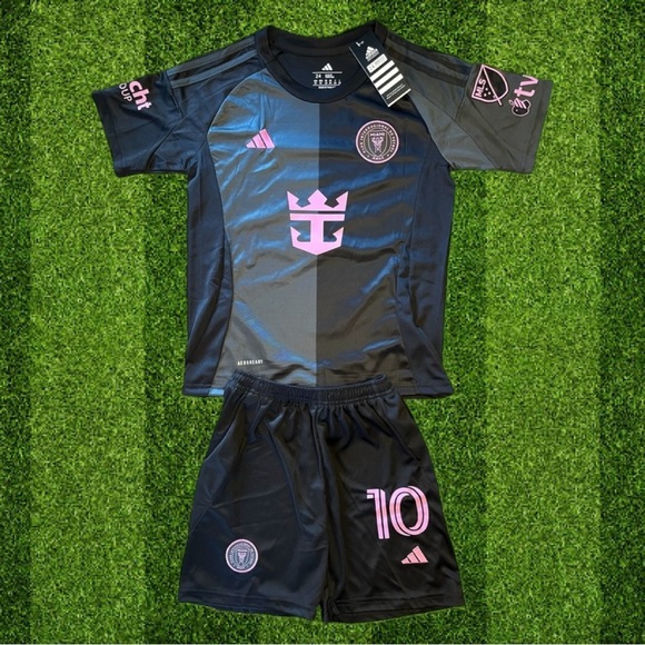 adidas Other - New 2025-2026 Messi Inter Miami Away Kids Soccer Set